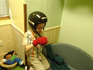 The couch becomes a spaceship